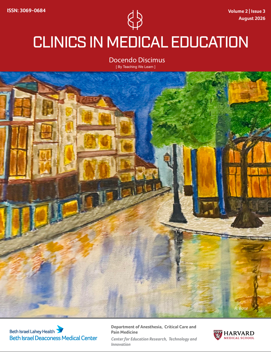 Clinics in Medical Education — August 2026